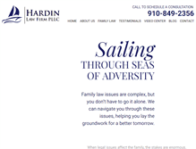 Tablet Screenshot of hardinlawfirm.com